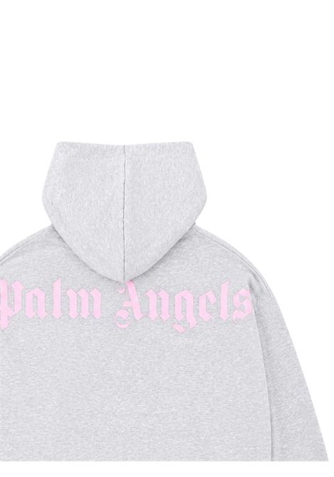 Girls' grey cotton sweatshirt PALM ANGELS | PGBB014C99FLE/CEGRIGIO